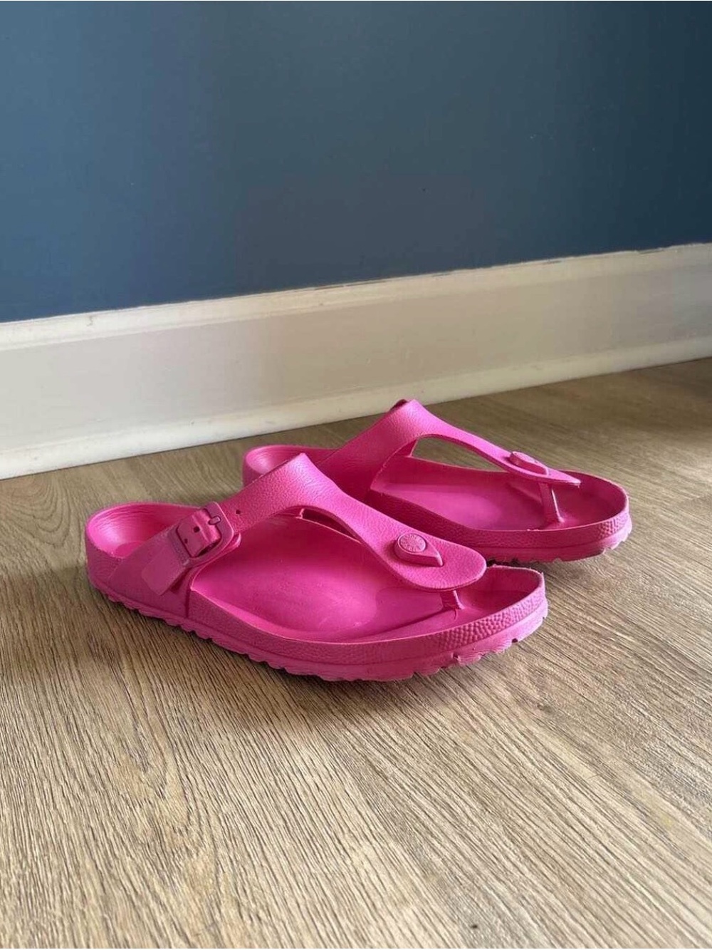 Birkenstock Gizeh EVA Sandals in Beet Purple